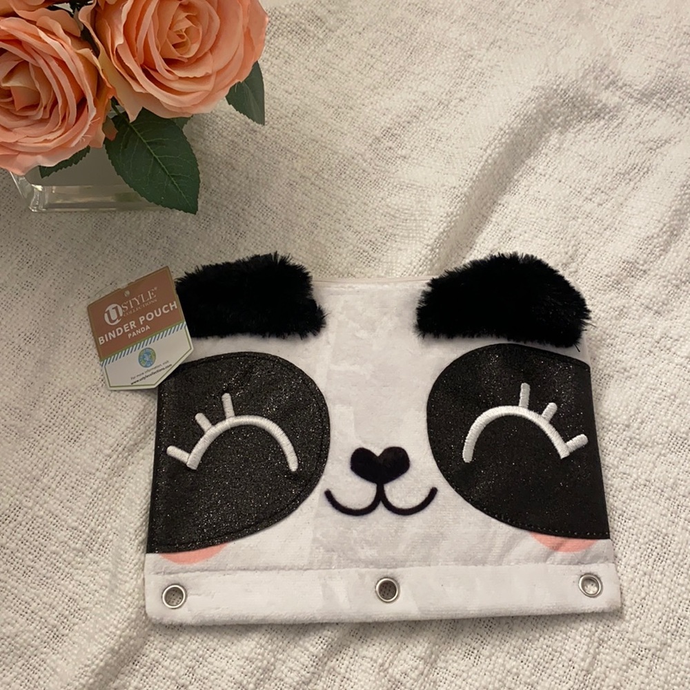 NWT Panda pencil pouch